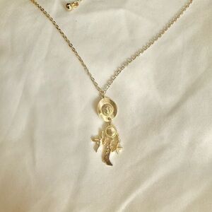 Cowboy Theme Charm Necklace